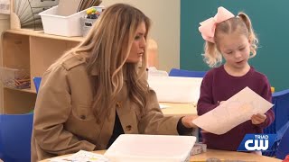 First and Second Lady visit with military families at Camp Lejeune