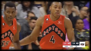 Scottie Barnes is BULLYING the Bulls Defense! - Raptors vs Bulls