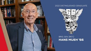 Brig. Gen. (Ret.) Hans Mueh '66 | 2022 Distinguished Graduate