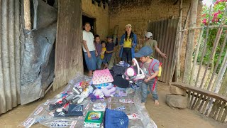 🔴prt2 Nunca le habíamos llevado a alguien tanta bendición como ha esta familia😱😱