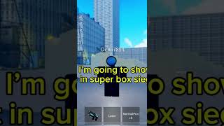 how to get points really fast in super box siege defense #roblox #superboxsiegedefense