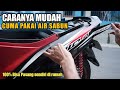 CARA MUDAH PASANG STRIPING MOTOR MIO GT - HASIL RAPIH SEPERTI ASLI