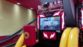 ゲーセン パンチングマシン やってみた