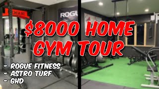 $8000 Rogue Fitness Home Gym Tour | Turf!?