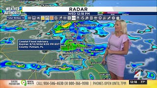 Meteorologist Katie Garner is tracking a rainy forecast