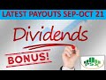 PSX: Latest Payouts | Sep| dividend stocks in Pakistan 2021|stock exchange pakistan | psxtoday | KSE