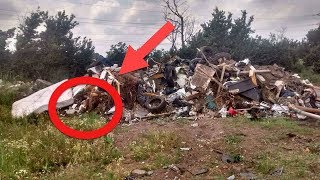 Guys Stranded After A Breakdown When They Spotted A Disturbing Sight In A Giant Trash Pile