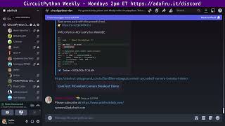 CircuitPython Weekly Meeting for July 15, 2024 @circuitpython #circuitpython #adafruit