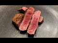 磨師の日常「溶岩プレートステーキ②」 wagyu nikunoumamilabo ニクノウマミラボ 和牛 磨匠 磨師 マインドフルネス 溶岩プレート steak yakiniku 焼肉 焼肉屋