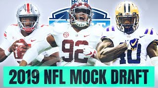 2019 NFL Mock Draft | Worst QB Class Since 2007? Complete 1st Round