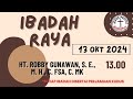 SUNDAY SERVICE 13 October 2024 PKL 13.00 BERSAMA HT ROBBY GUNAWAN