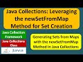 Java Collections: Leveraging the newSetFromMap Method for Set Creation | Java Collection Framework