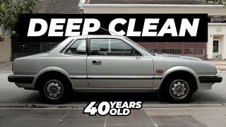 40 Year Old 1982 Honda Prelude 1st Generation Exterior Detail - Teliti Auto Detailing (Part 1)