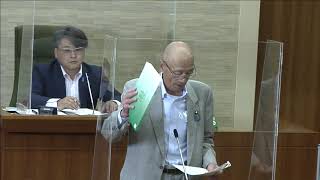 令和4年6月議会一般質問（6番 字引文威議員）