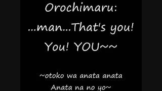 Orochimaru Sings Sasoriza no Onna (Scoripo Lady) song w/Lyrics