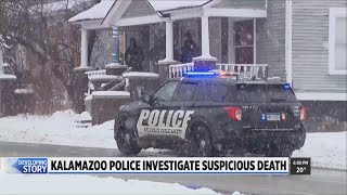 Kalamazoo police investigate suspicious death