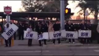 USW Local 13-1 Fair Contract Rally at Marathon GBR 1-28-15