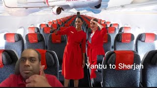 Airarabia flight trip Yanbu to Sharjah#airarbia#saudiarabia