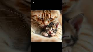 LOVE OF cat and Her Mother - Billi or uska baby #cat