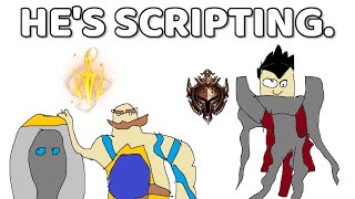 so i played against a bronze scripting darius while testing out lethal tempo braum...
