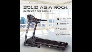 Latest SPARNOD FITNESS STH-5300 (5.5 HP Peak) Automatic Treadmill
