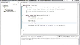 Mastering Java Programming(Section 12 -Declaring and Using Integer Variables)