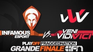 BF3 | LIVE | InFamouS [I4L] vs [vVv] Veni Vidi Vici - Finals Playoffs FraggedNation | PS3