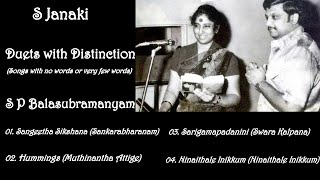 S Janaki || S P Balasubramanyam || Special Duets || Telugu || Tamil || Kannada
