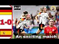 Germany vs Spain Women's Olympic Football Showdown | A missed penalty in the final minute