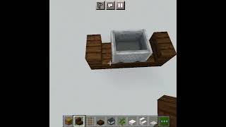 How to make chair in minecraft part 2#shorts