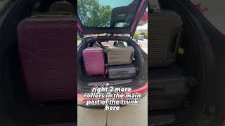 How much luggage can fit in the Tesla Model X 6 seater?