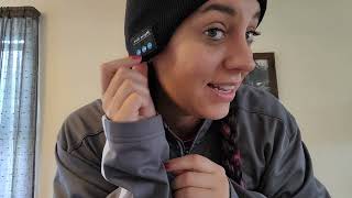 Review of Bluetooth Beanie with Scarf, Stocking Stuffers Gift for Men Beanie Cap Rechargeable