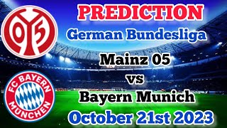 Mainz 05 vs Bayern Munich Prediction and Betting Tips | October 21st 2023