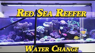 Red Sea Reefer Water Change --- Gallery Aquatica TV