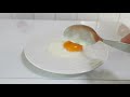 เมนูอาหารคลีน ไข่ดาวน้ำไมโครเวฟไร้น้ำมัน microwave poached egg clean food