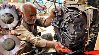 50 year old man repairing clutch plate |clutch plate restoration |MG amazing skills