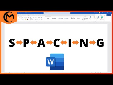 How to Adjust Letter Spacing in Microsoft Word