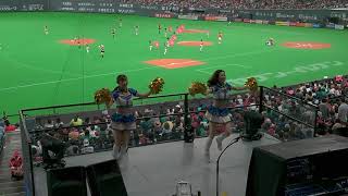 2019.6.30 ファイターズガール オープニングダンス(三塁ステージ 高橋緋奈乃ちゃん 讃岐花笑ちゃん)