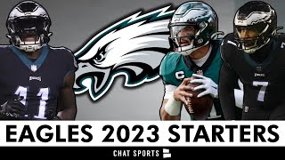 Philadelphia Eagles Starters For 2023 Entering Week 1 Game vs The New England Patriots | Eagles News