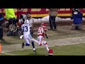 can t miss play luck silences arrowhead stadium with td toss to hilton