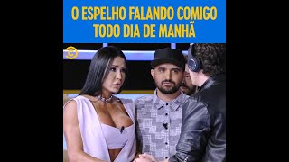 O ESPELHO FALANDO COMIGO TODO DIA DE MANHÃ | A Culpa É Do Cabral no Comedy Central #shorts