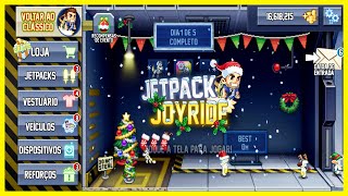 Atualização de Natal !! | Jetpack Joyride Gameplay Mobile