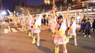 第52回しゃんしゃん祭前夜祭　桜道里④　Shan Shan Festival umbrella dancing