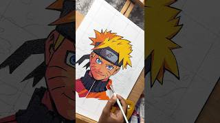 Drawing Naruto with @scoobooin Art Materials #narutodrawing