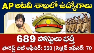 ఆంధ్రప్రదేశ్ అటవీ శాఖలో 689 ఉద్యోగాలు భర్తీ | APPSC Forest Beat Officer Notification 2025