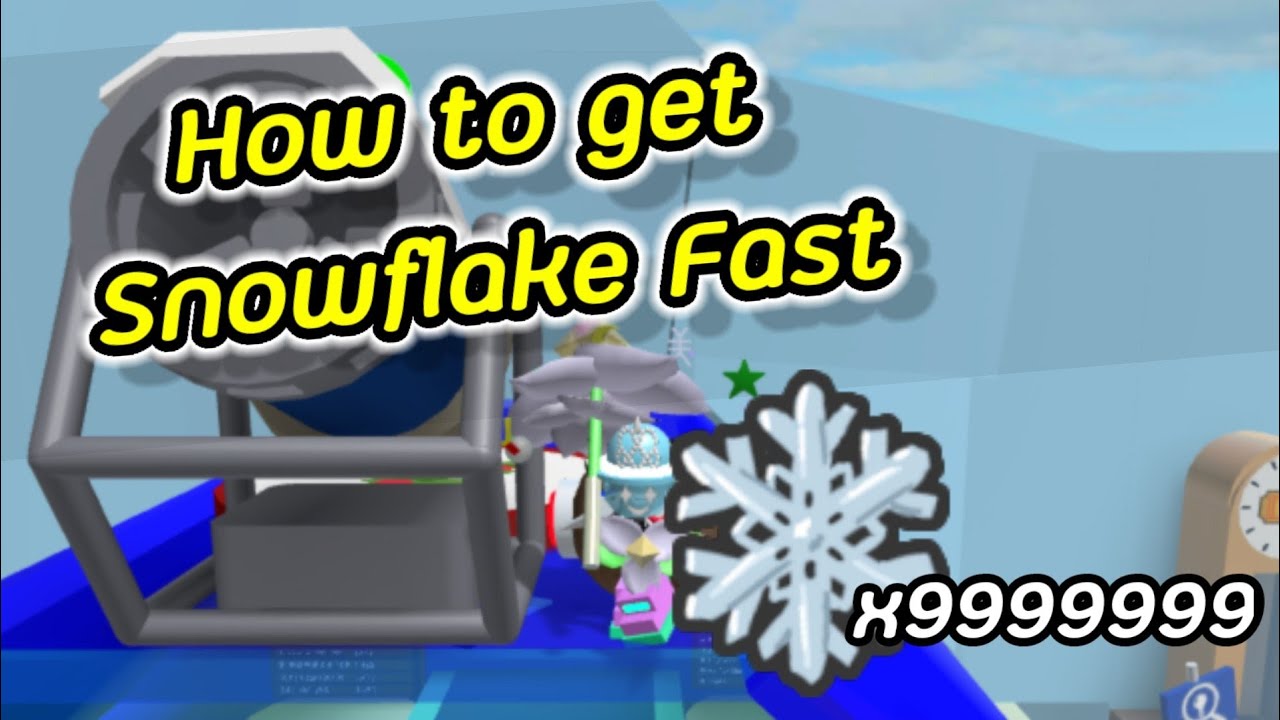 Roblox : Bee Swarm Simulator How To Get Snowflake Fast!! Tips & Trick ...