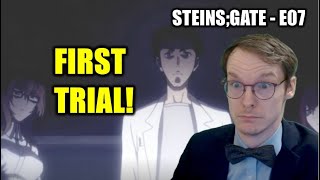 THIS WAS AWESOME! || QUANTUM PHYSICIST watches Steins;Gate E07 - BLIND REACT-ANALYSIS