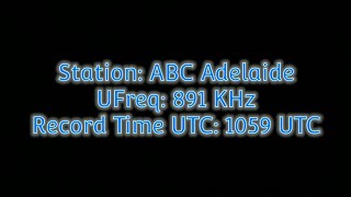 5AN ABC Radio Adelaide freq. 891KHz at 1059UTC 27 08 2022