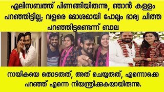 എലിസബത്ത് പിണങ്ങിയിരുന്നു, ഞാന്‍ കള്ളം പറഞ്ഞിട്ടില്ല; വളരെ മോശമായി പോലും ഭാര്യ ചീത്ത പറഞ്ഞിട്ടുണ്ട്