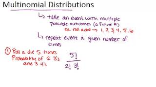 Multinomial Distributions: Lesson (Basic Probability and Statistics Concepts)